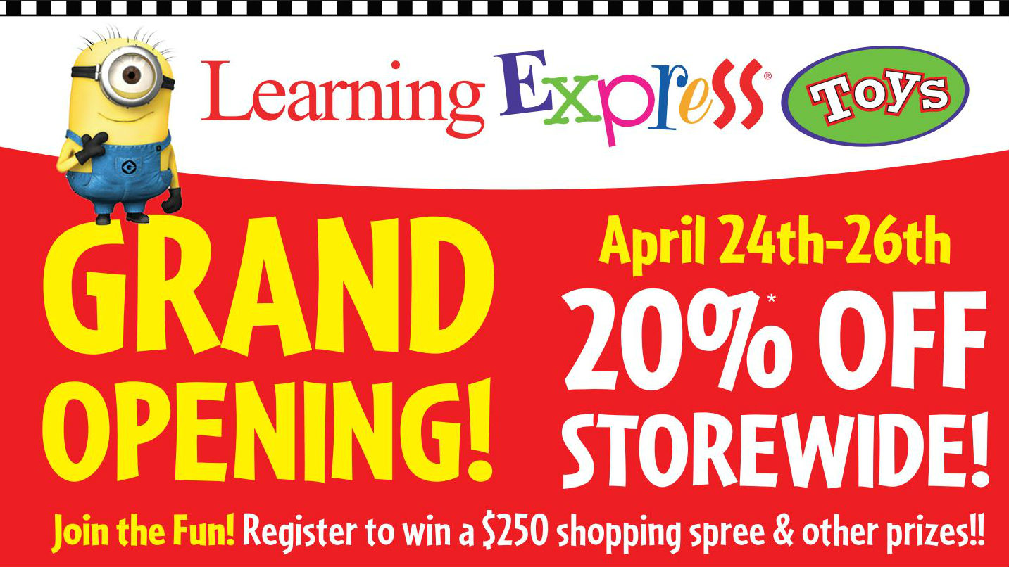 grand opening flyer learning express